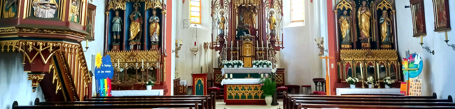 In der Kirche in Oberpiebing