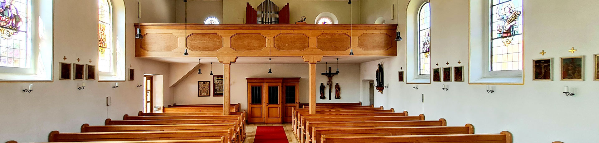 Kirchengang in Salching