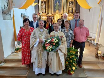 Feier 40-jähriges Priesterjubiläum Pfarrer Weber
